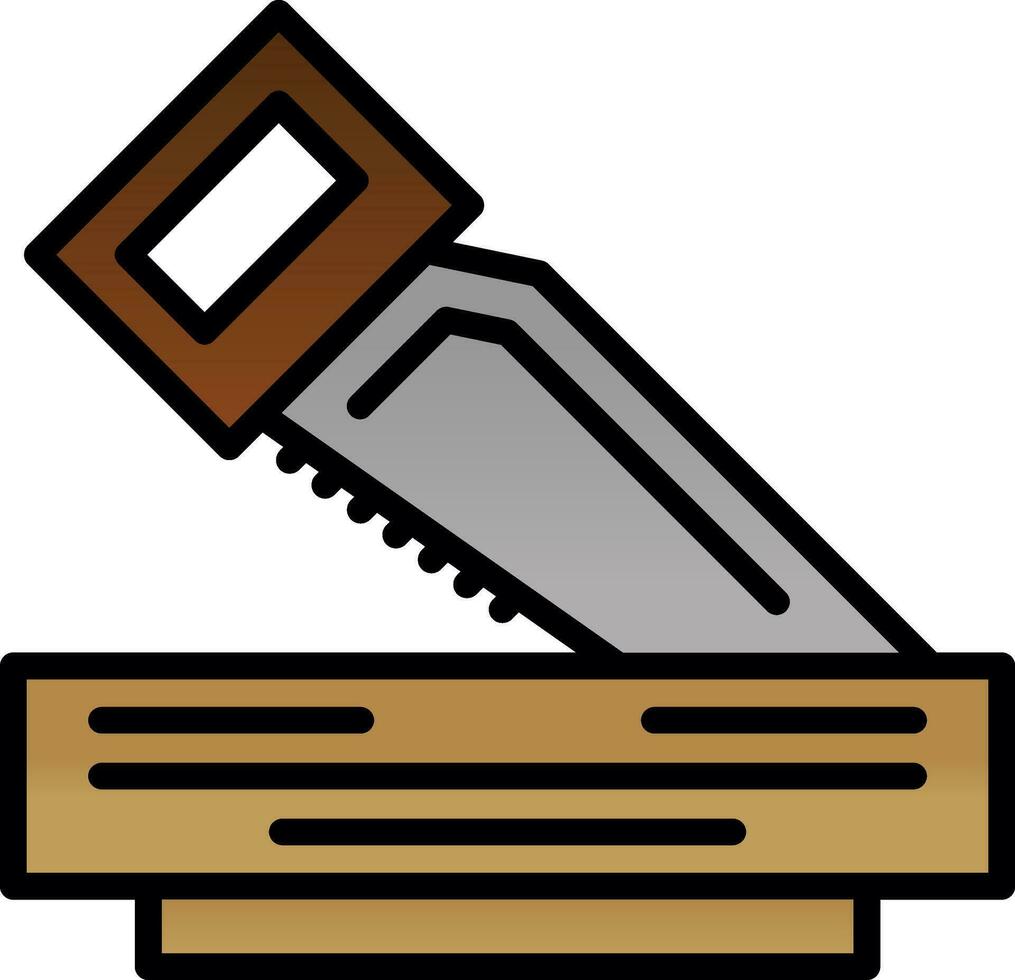 Wood Cuttor Vector Icon Design