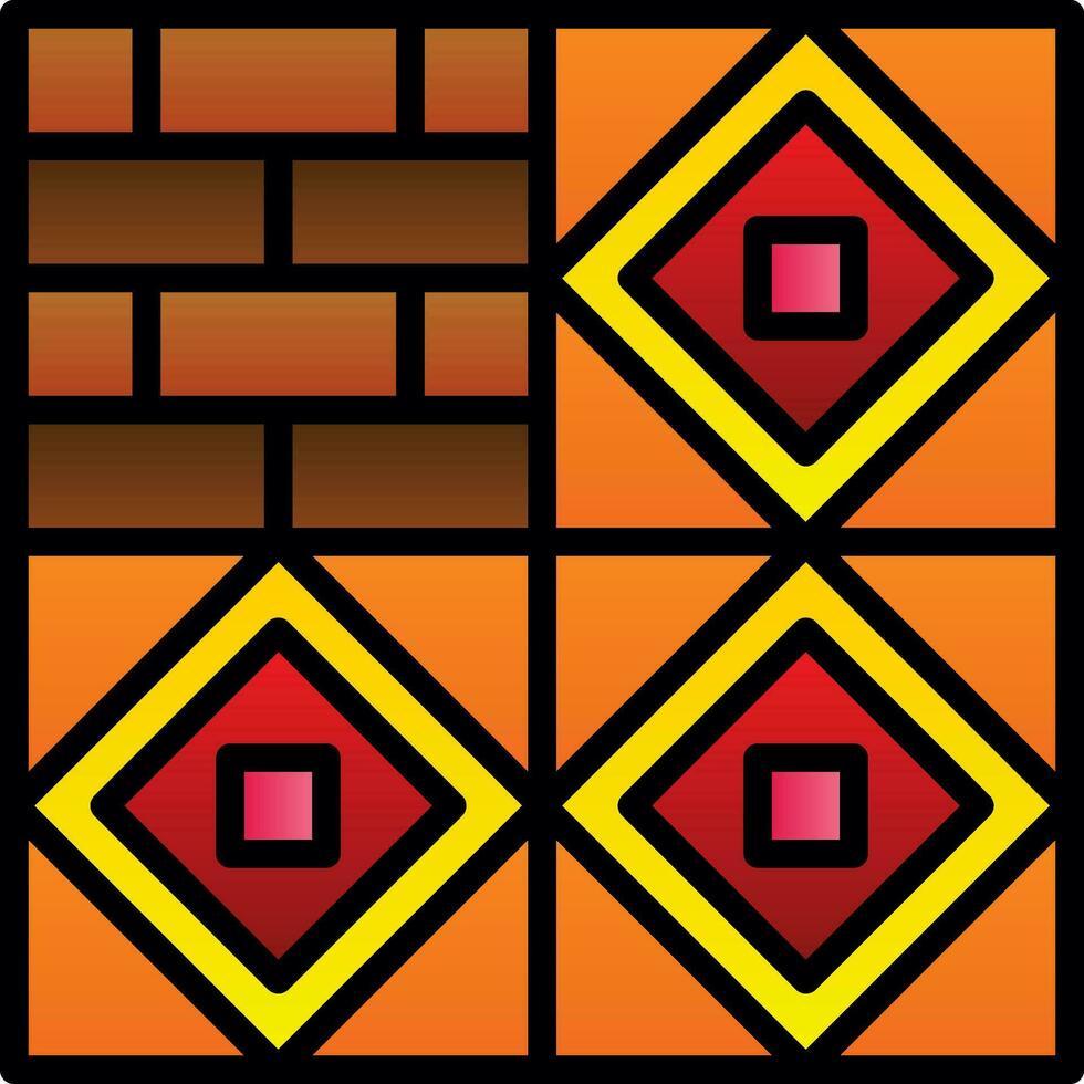 Tiles in Wales Vector Icon Design