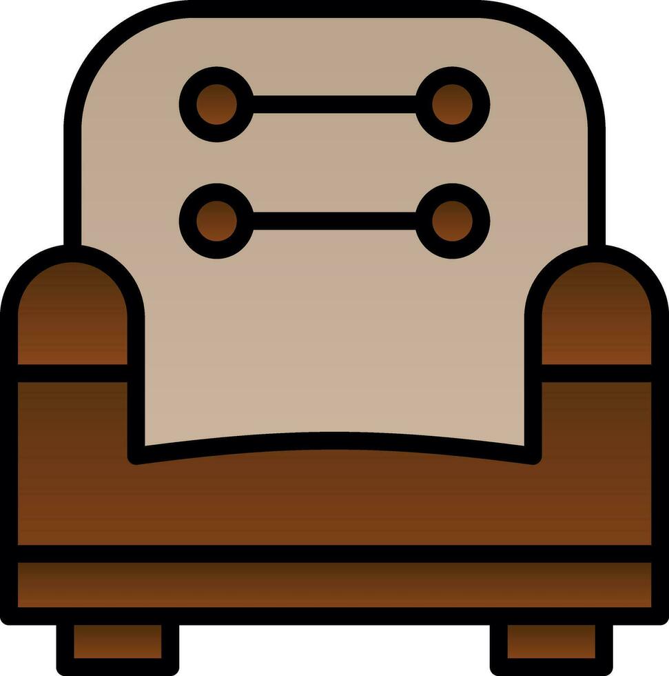 Couch Vector Icon Design