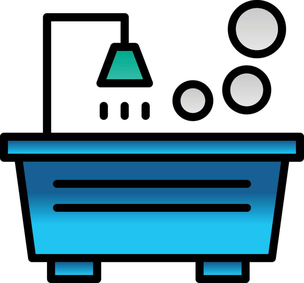 Tub Vector Icon Design