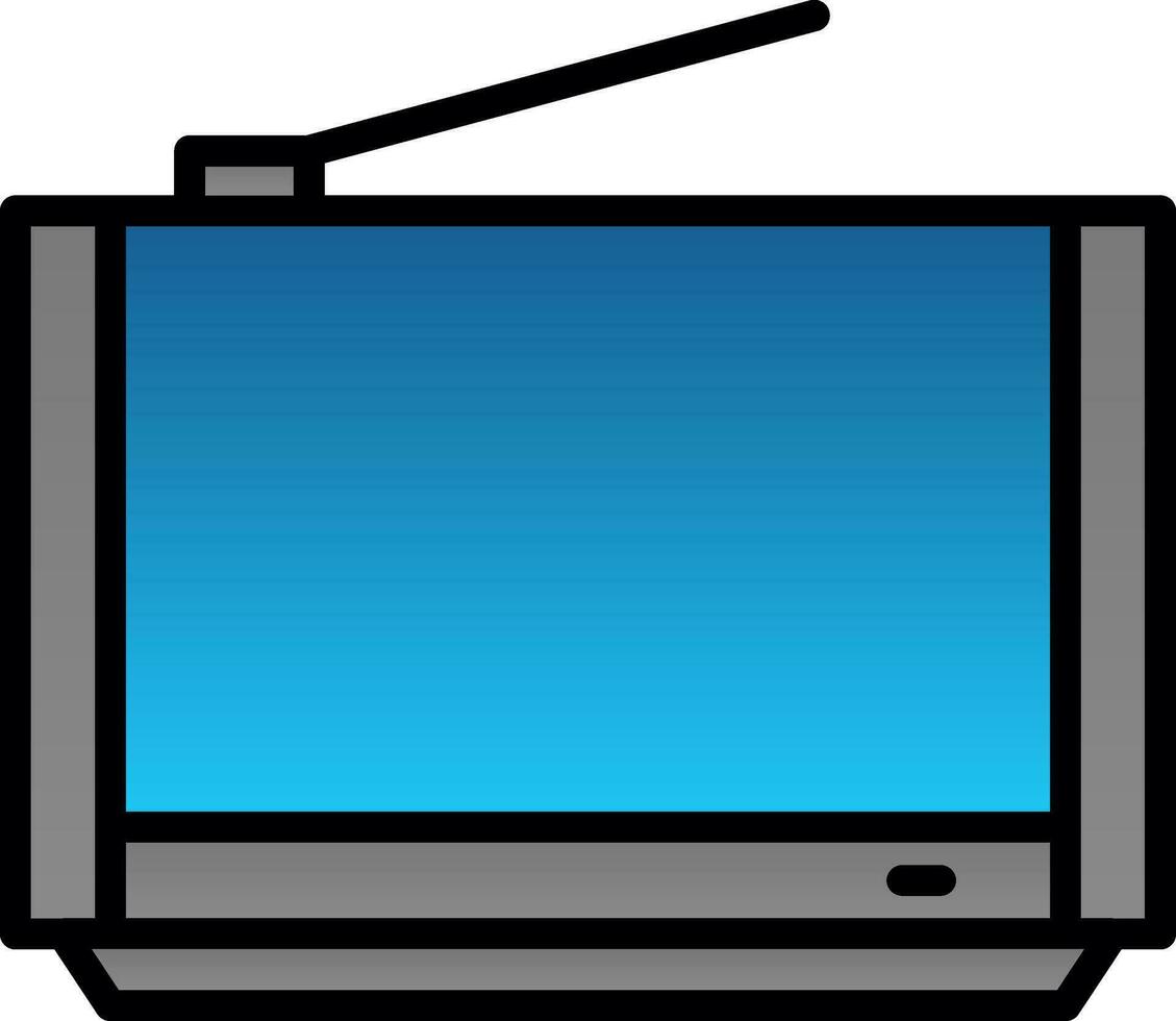 Television Vector Icon Design