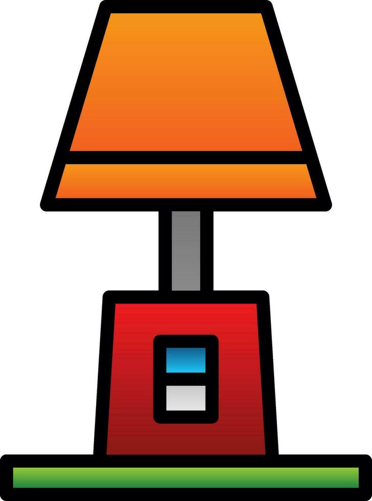 Lamp Vector Icon Design