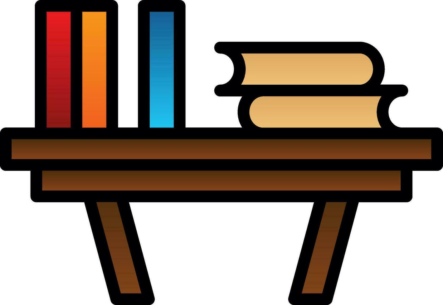 BookShelf Vector Icon Design