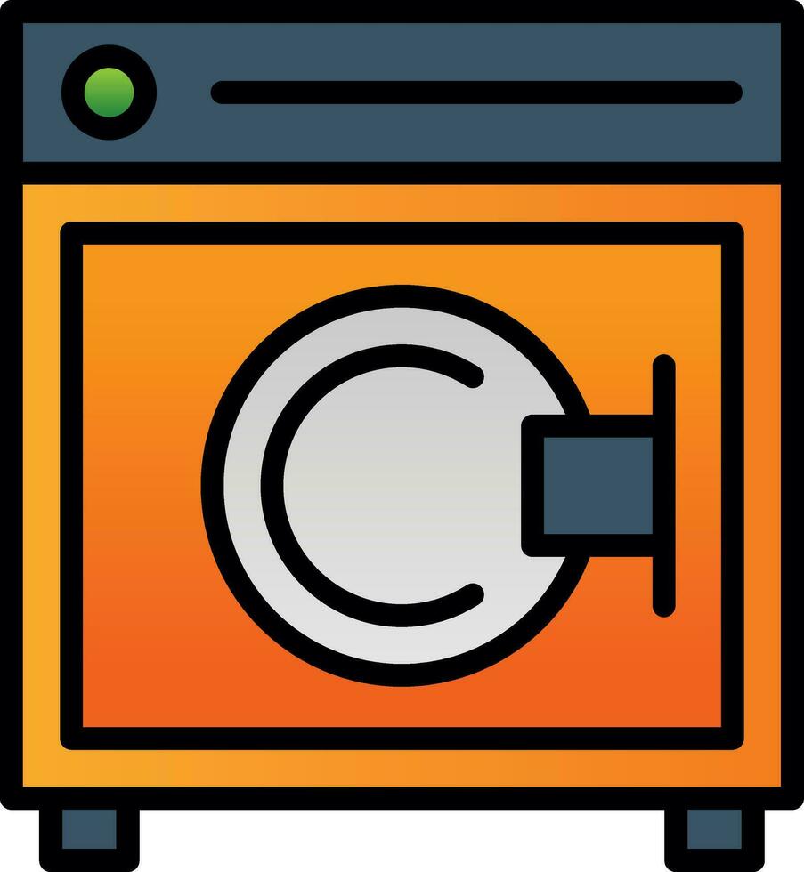 Dry Machine Vector Icon Design