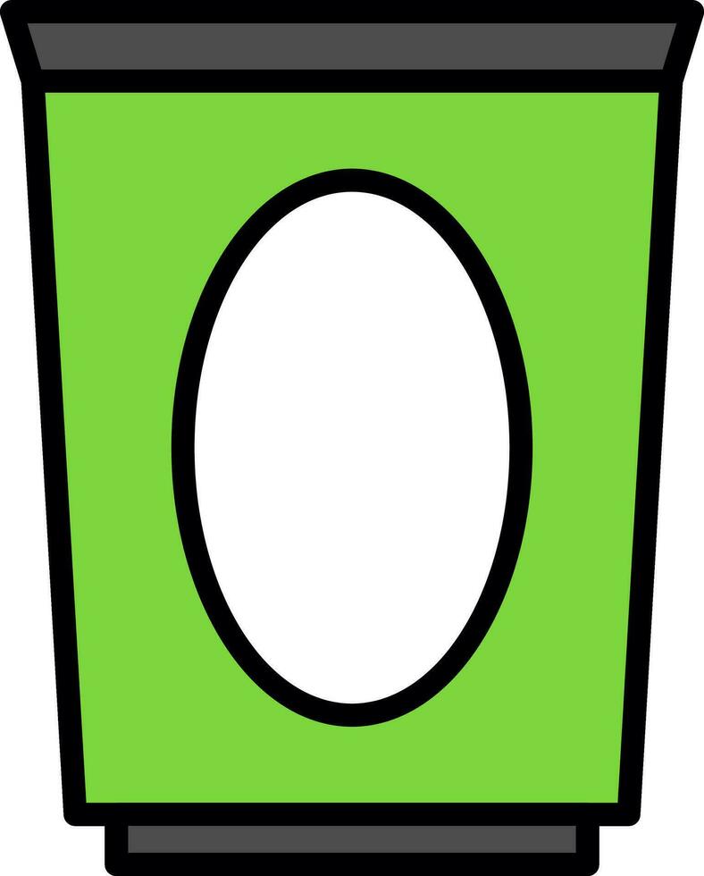 Dustbin Vector Icon Design
