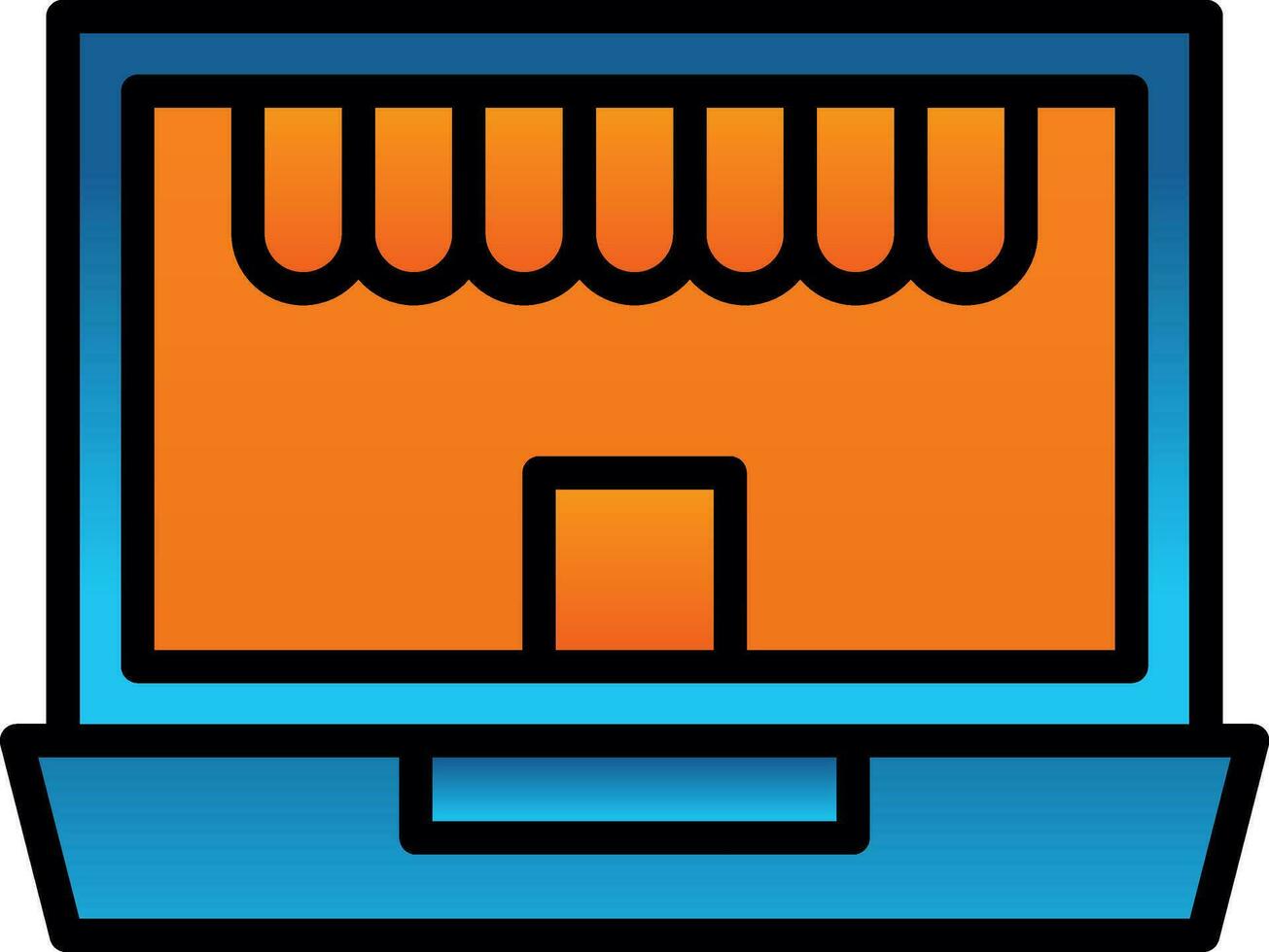 Online store Vector Icon Design