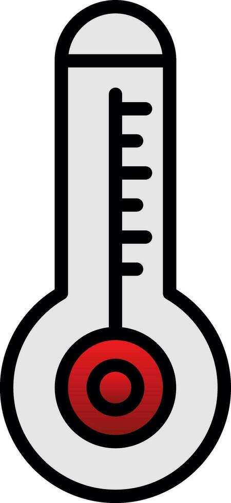 Thermometer Vector Icon Design
