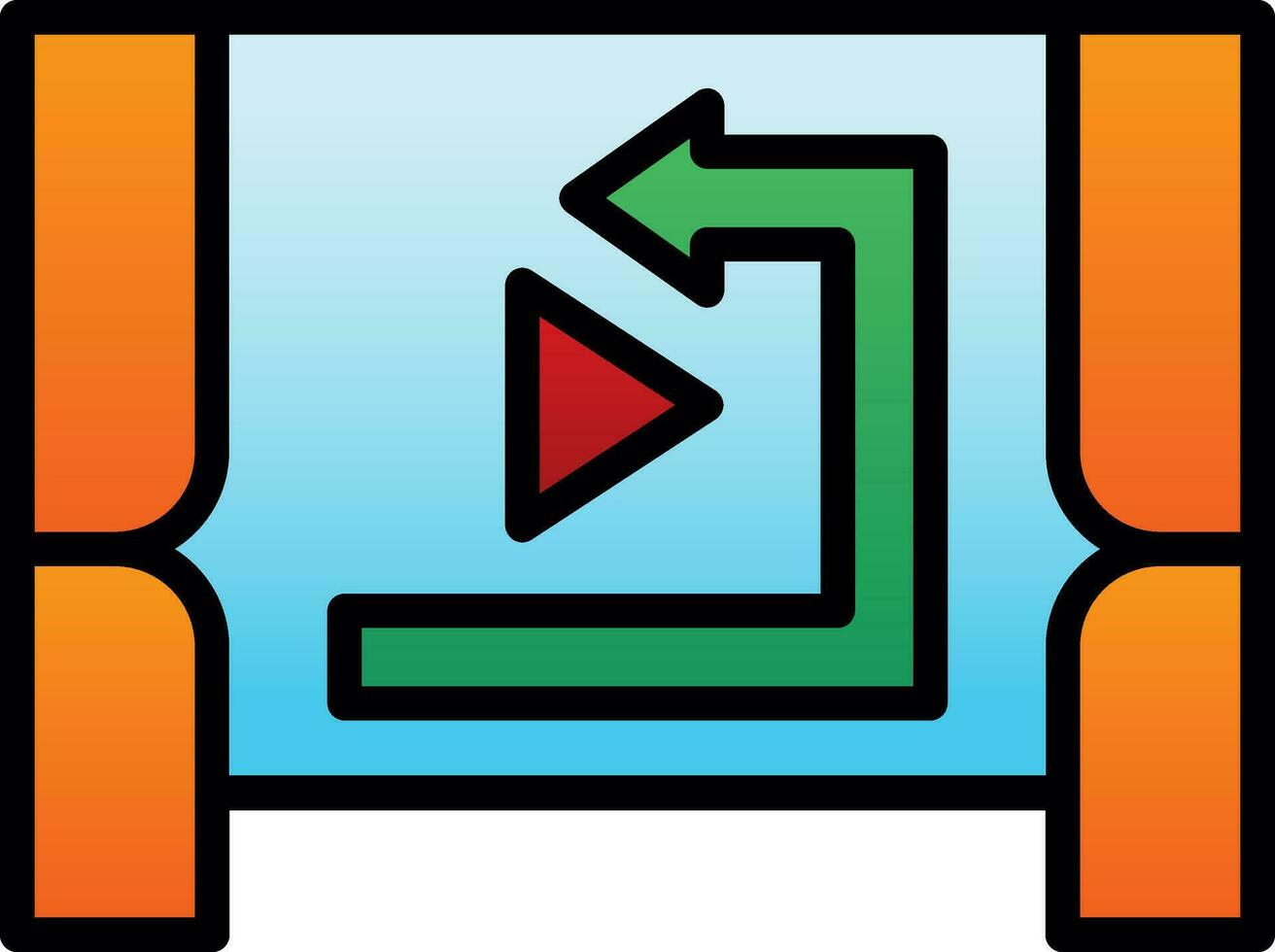 Replay Vector Icon Design