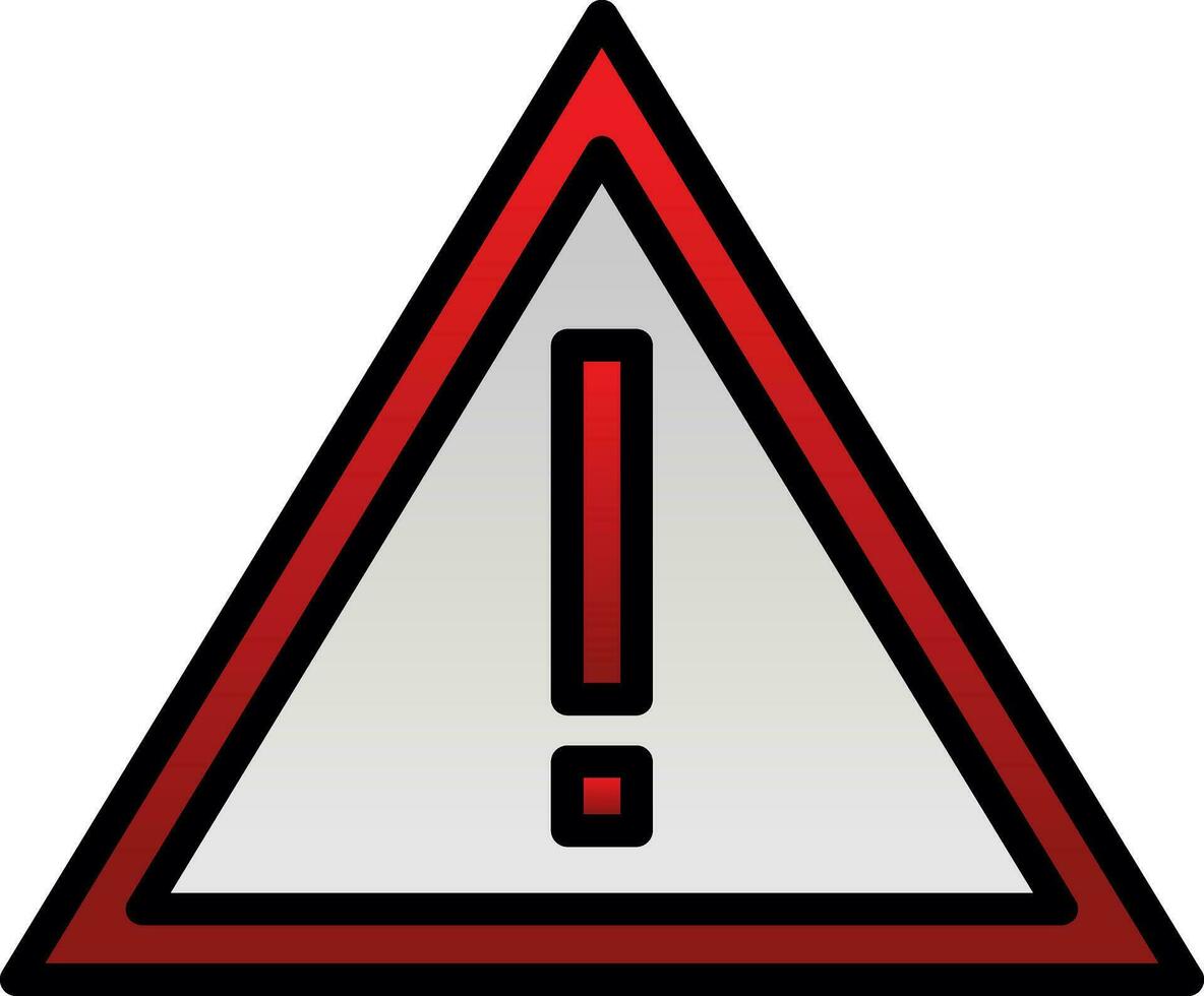 Alert Vector Icon Design