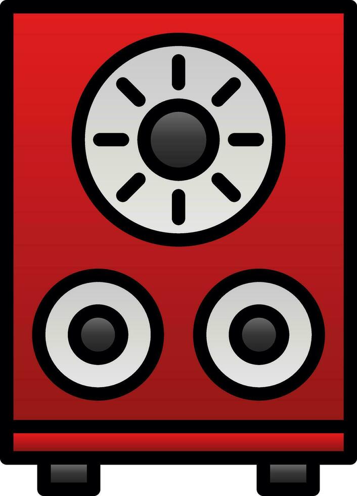 Speaker Vector Icon Design