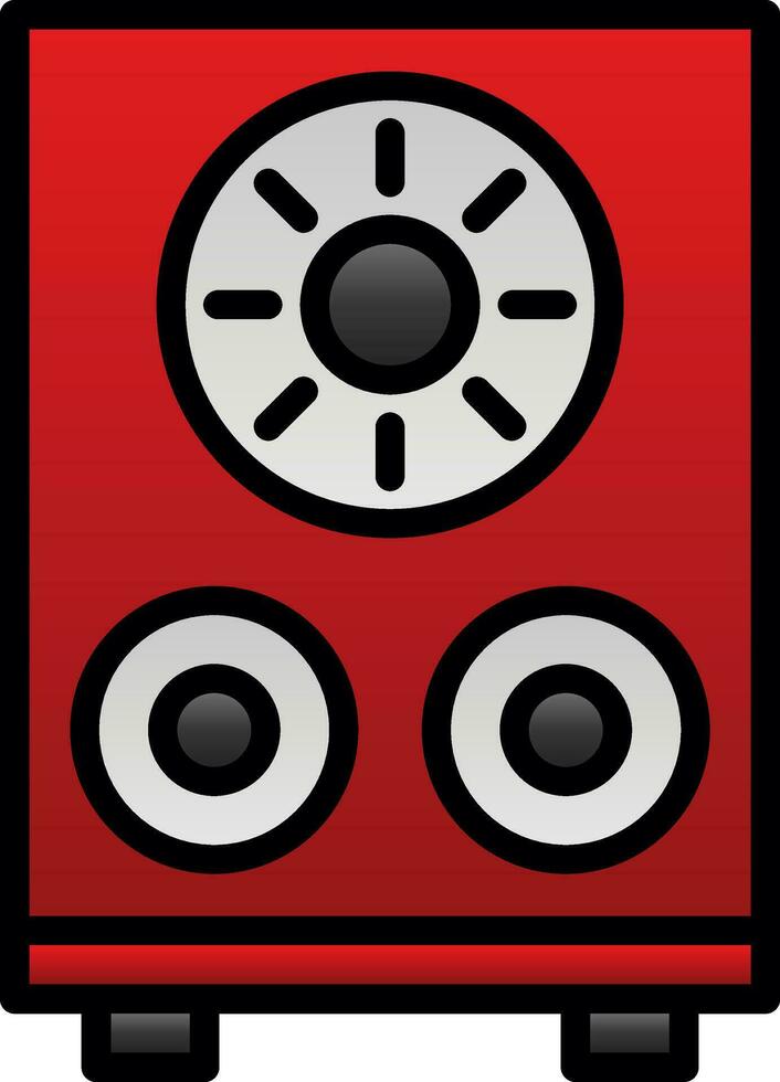 Speaker Vector Icon Design