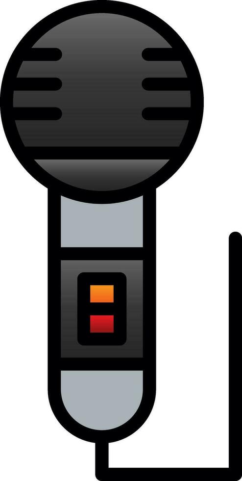 Mic Vector Icon Design