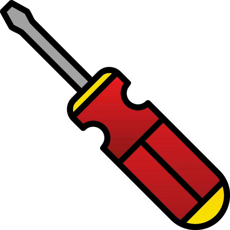 Screwdriver Vector Icon Design