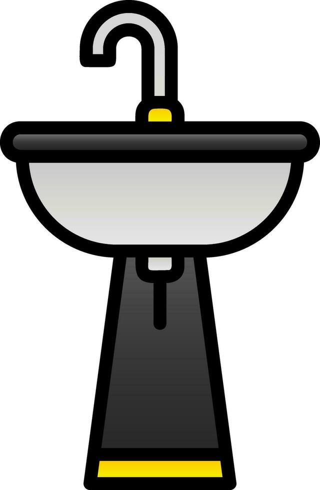 Sink Vector Icon Design