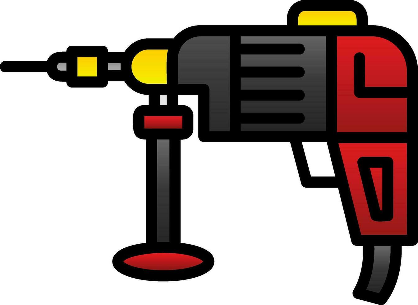 Drilling machine Vector Icon Design