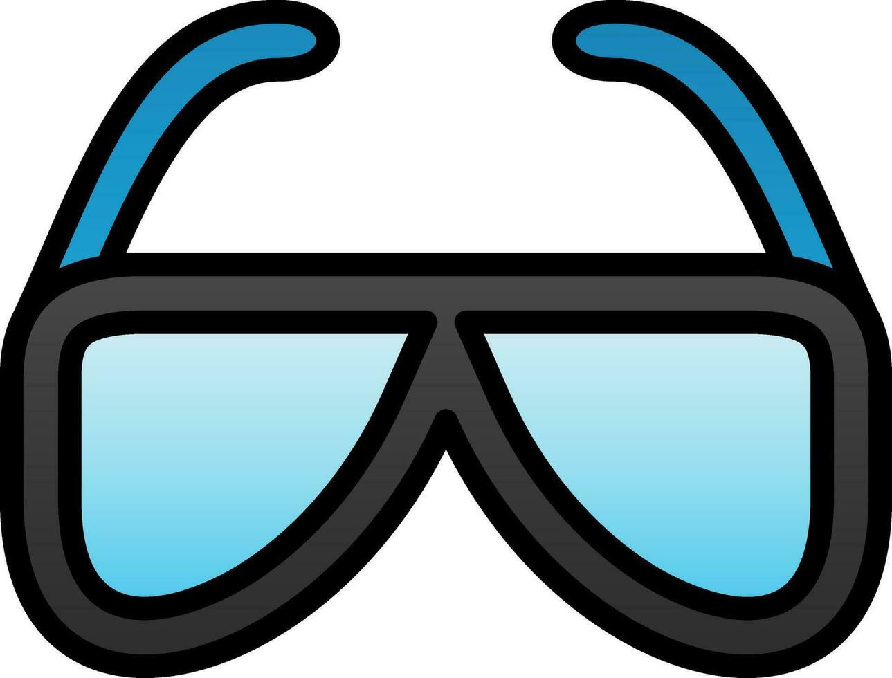 Safety glasses Vector Icon Design