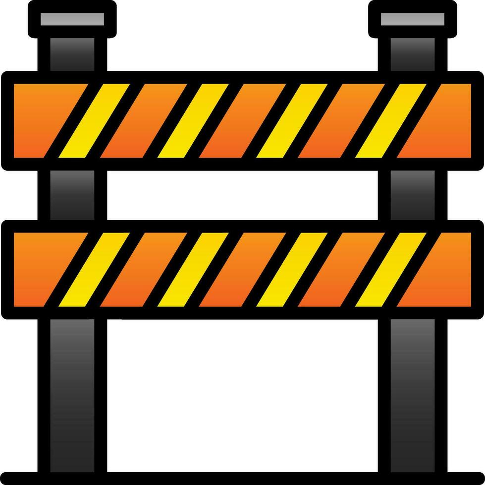 Barrier Vector Icon Design