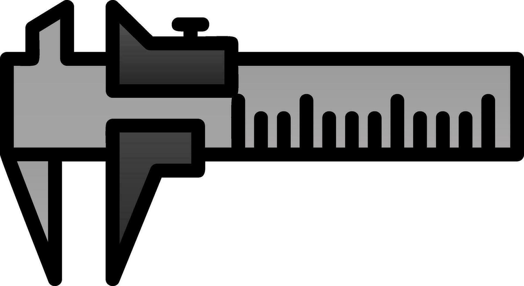 Caliper Vector Icon Design