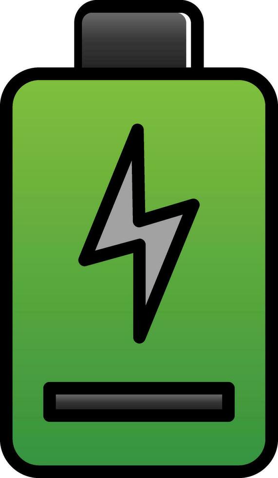 Battery charging Vector Icon Design