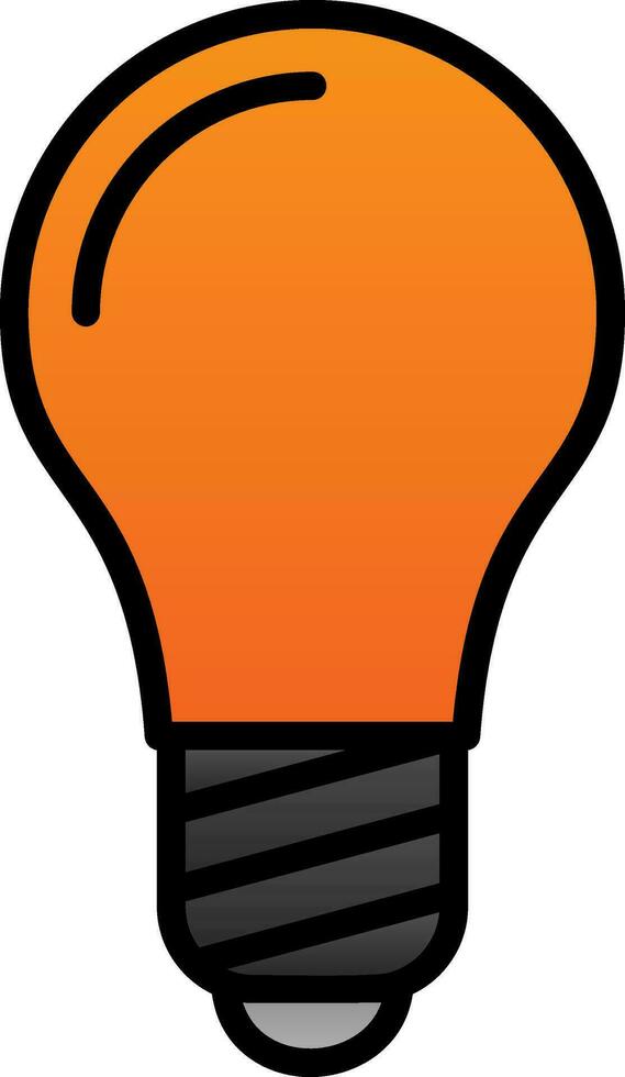 Light bulb Vector Icon Design