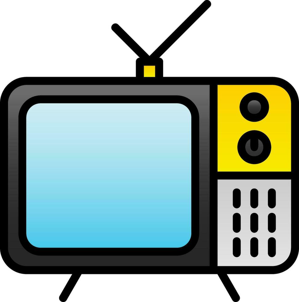 Television Vector Icon Design