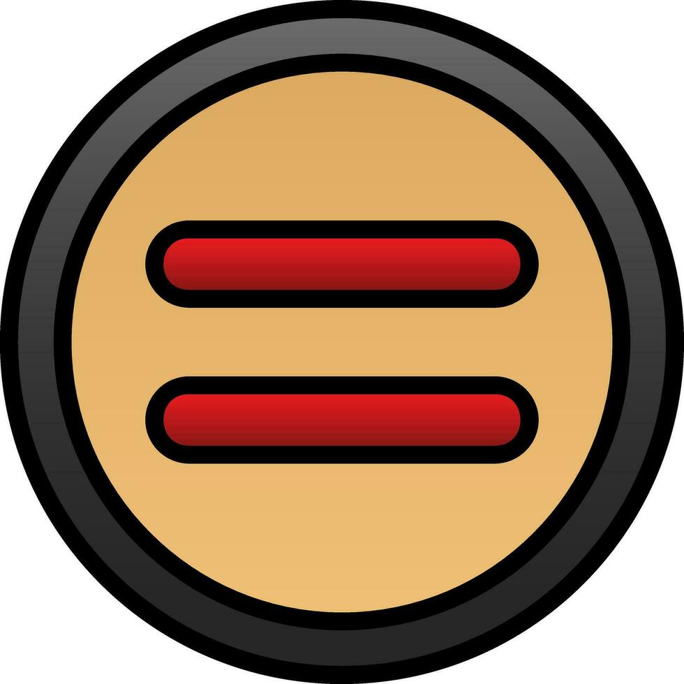 Equal Vector Icon Design