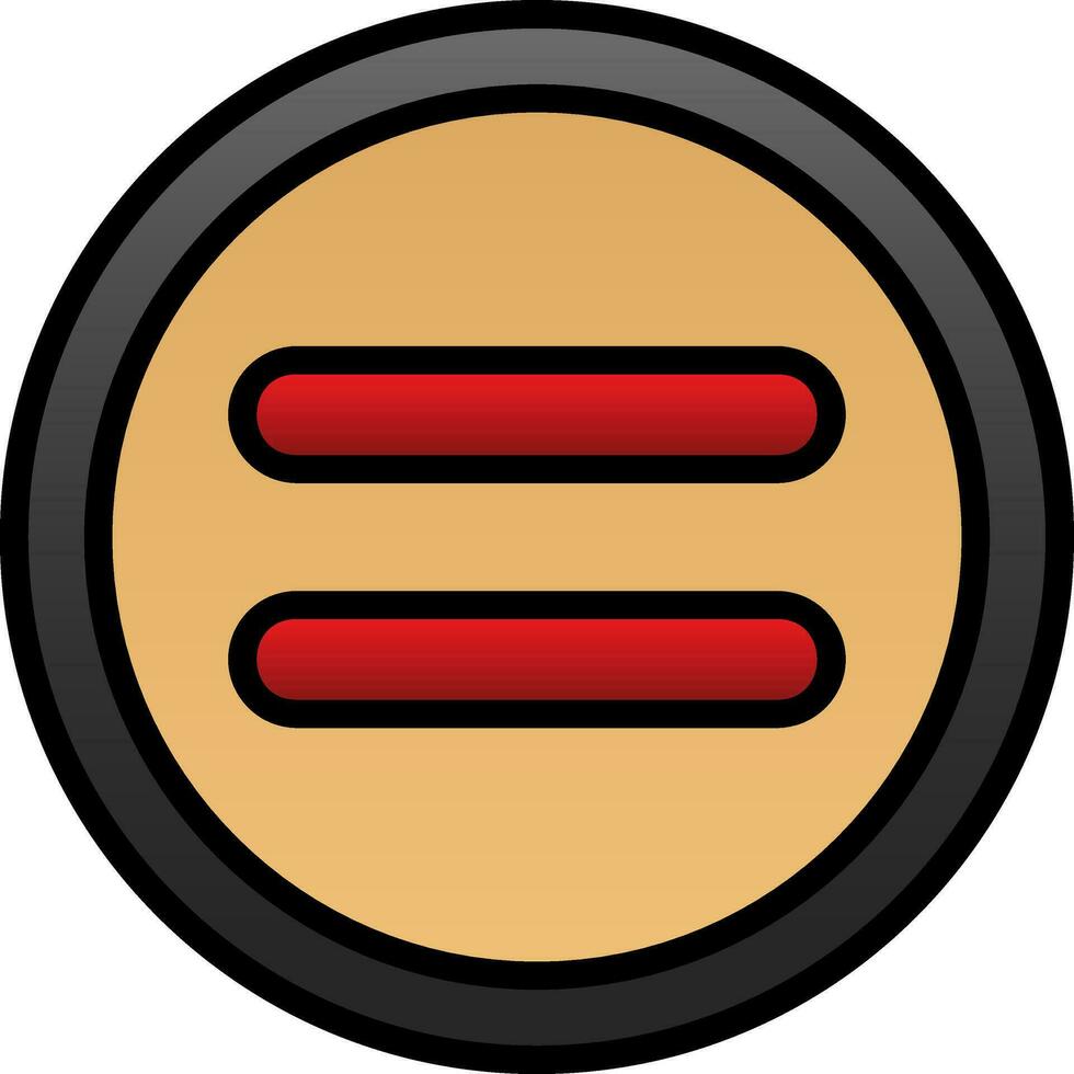 Equal Vector Icon Design