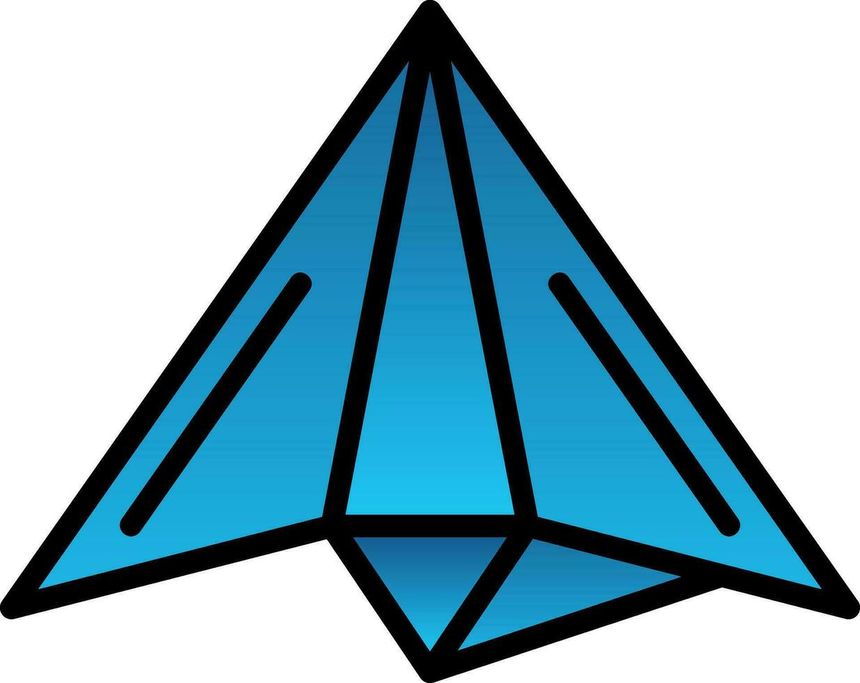 Paper Plane Vector Icon Design
