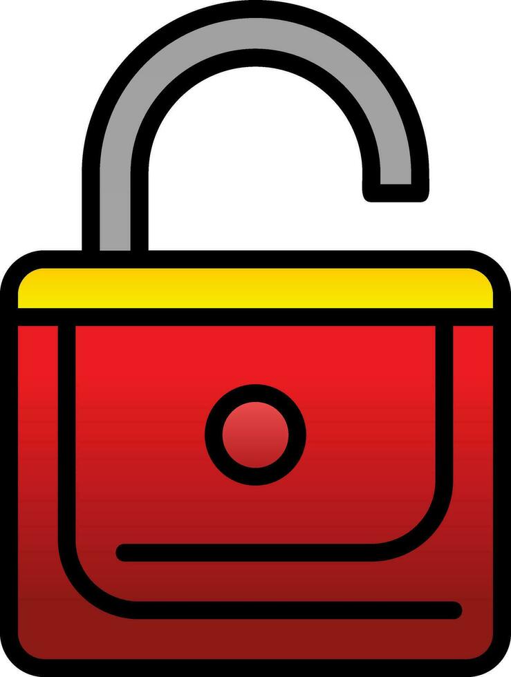 Unlocked Vector Icon Design