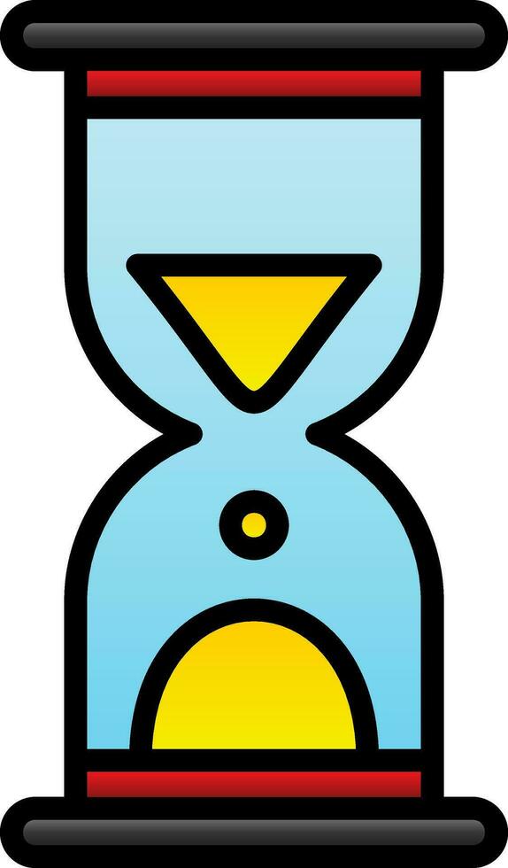 Hourglass Vector Icon Design