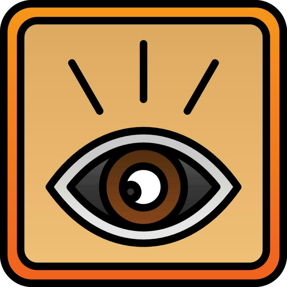 Eye Open Vector Icon Design