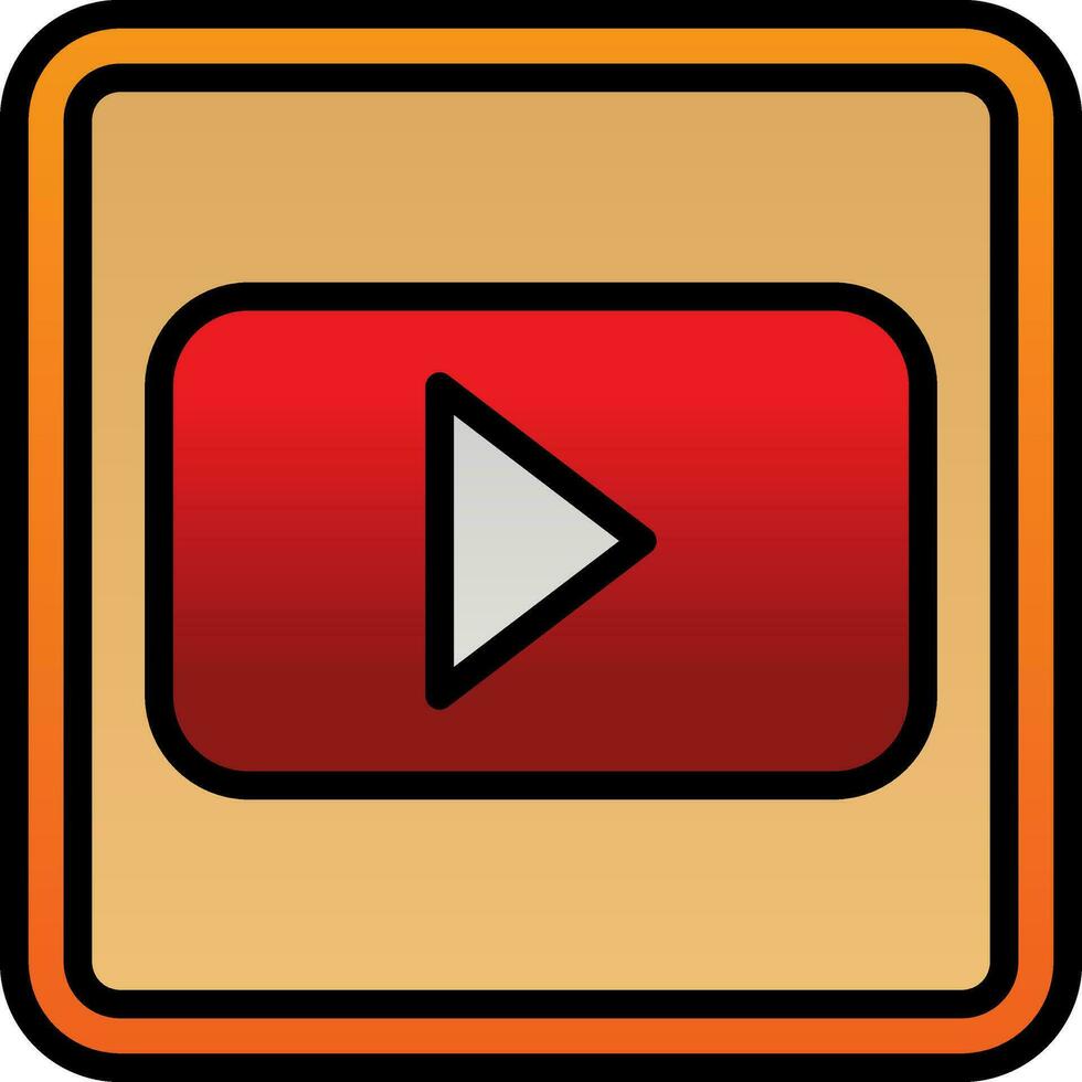 Youtube logo vector icono diseño