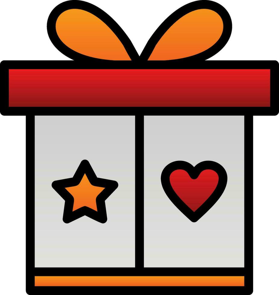Gift Box Vector Icon Design