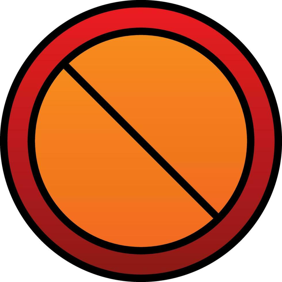 Ban Circle Vector Icon Design