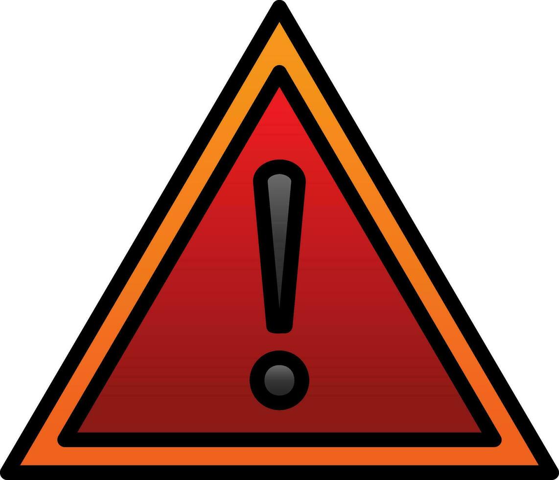 Exclamation Vector Icon Design