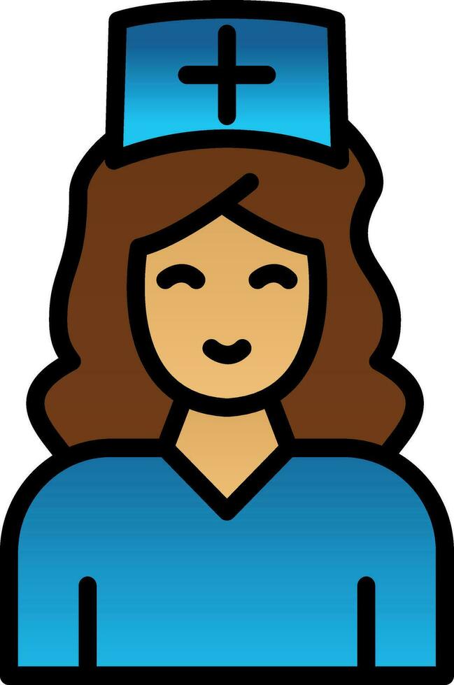 Nurse Vector Icon Design