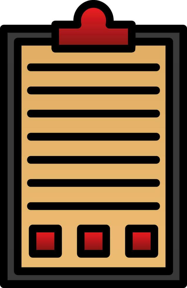 Clipboard Vector Icon Design