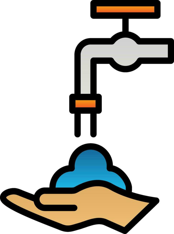 Hand wash Vector Icon Design