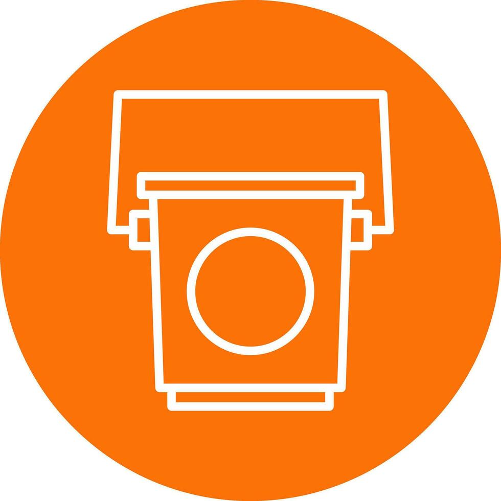 Bucket Vector Icon Design