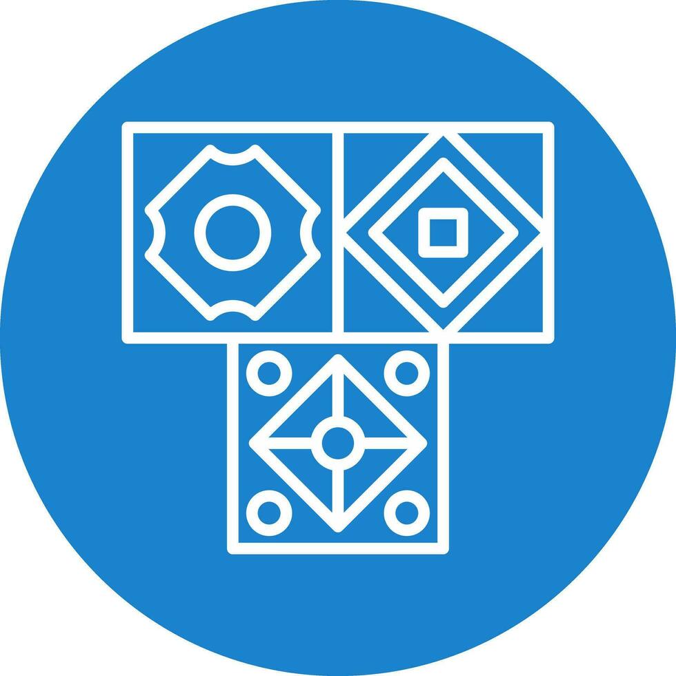 Multi Tiles Vector Icon Design
