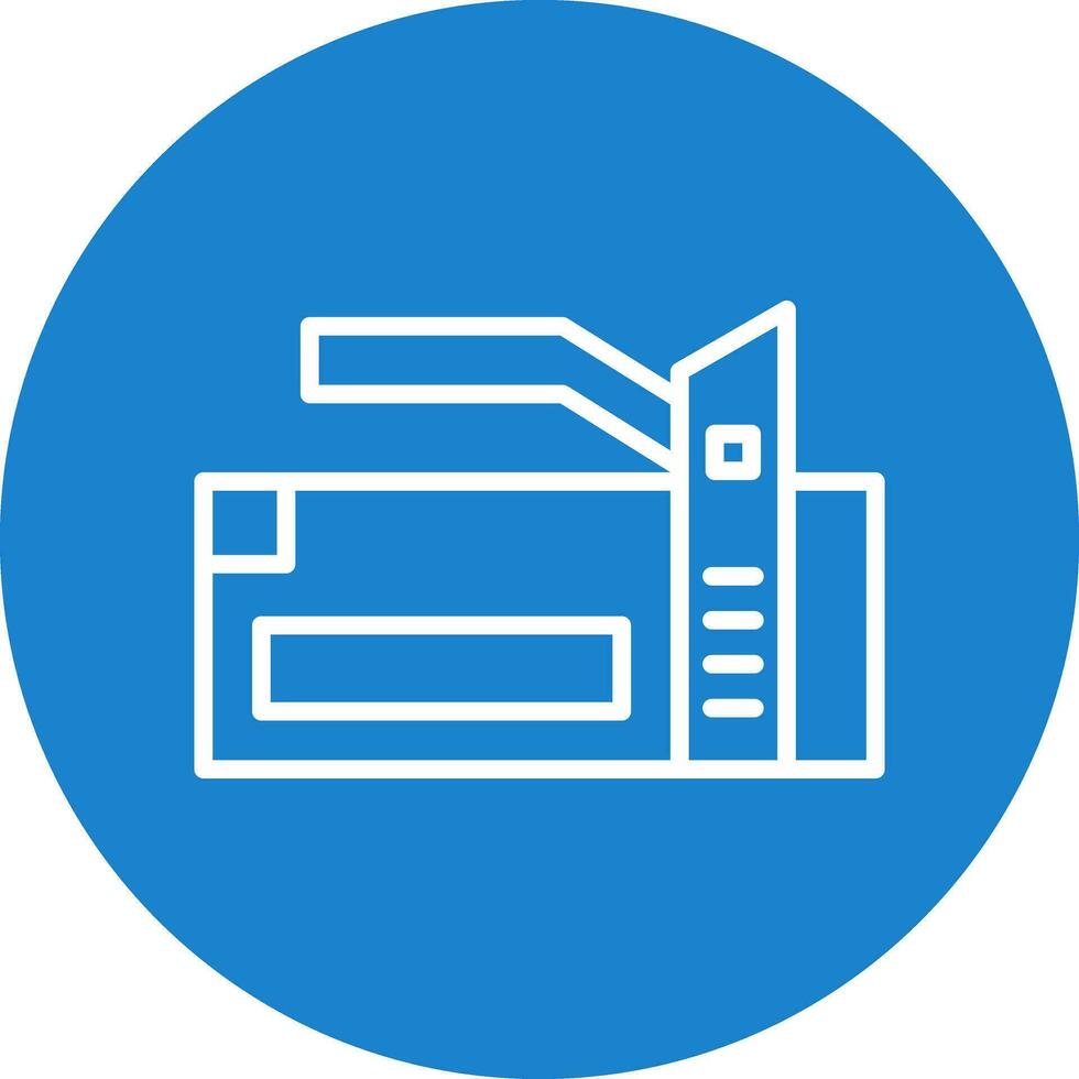Staple Gun Vector Icon Design