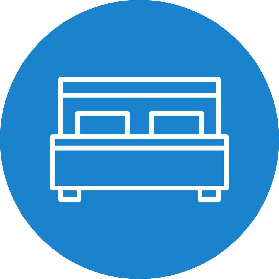 Bed Vector Icon Design