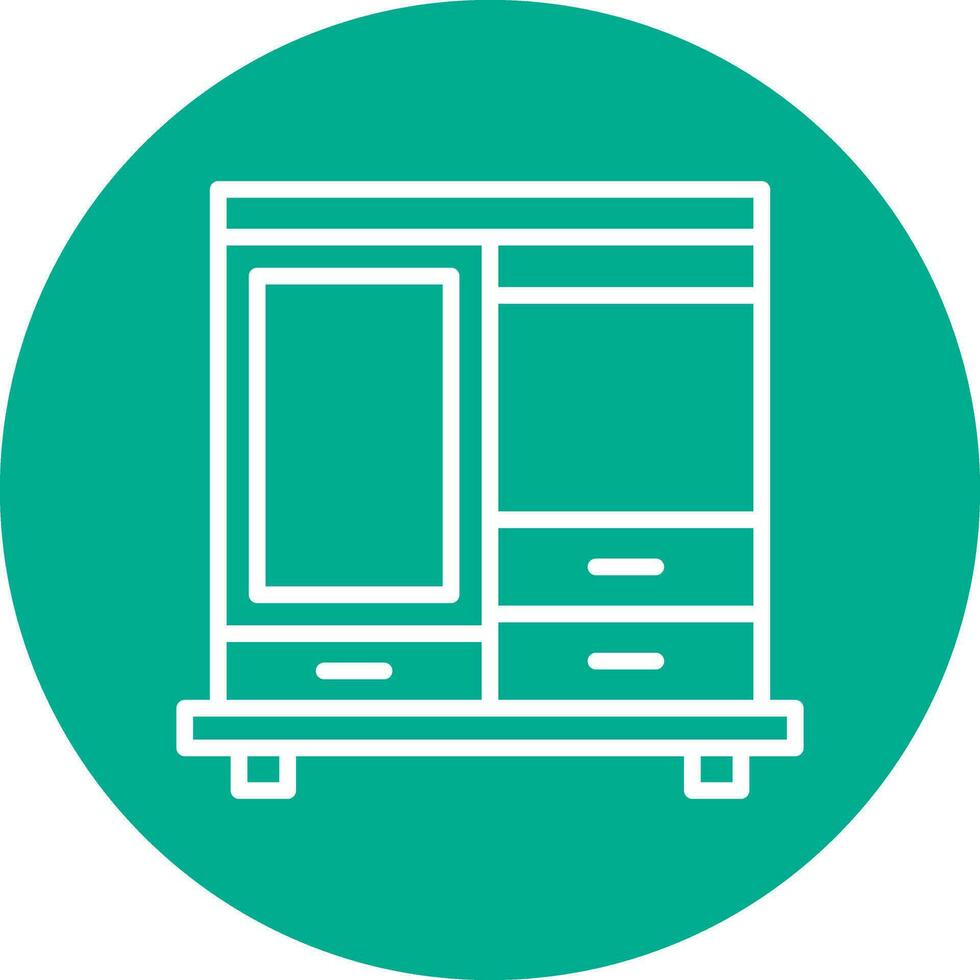 Wardrobe Vector Icon Design