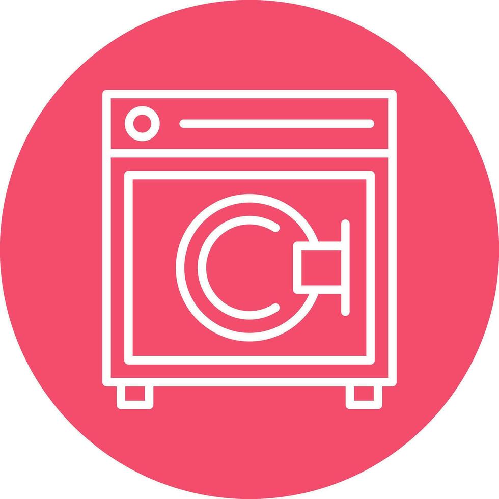 Dry Machine Vector Icon Design