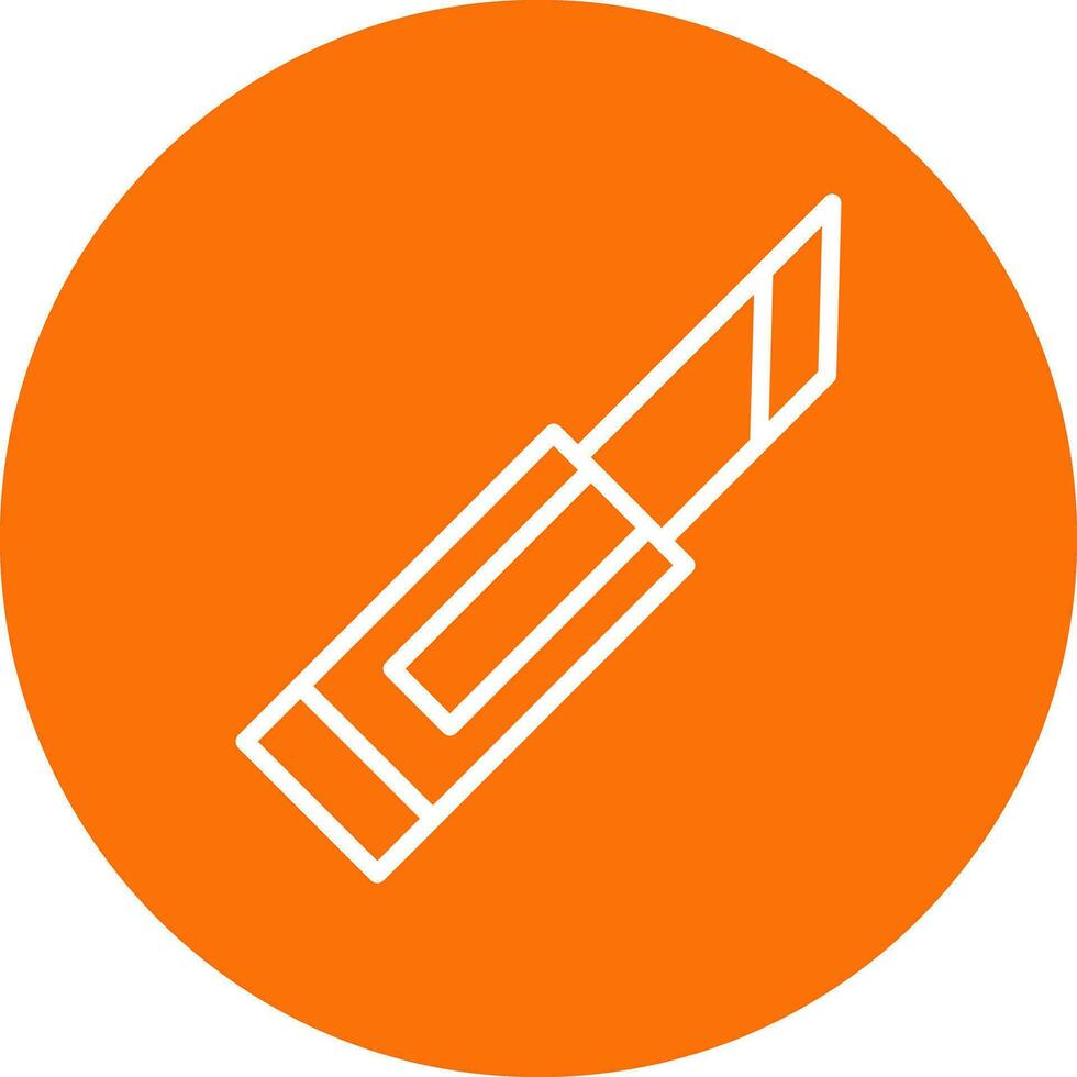 diseño de icono de vector de cuchillo quirúrgico