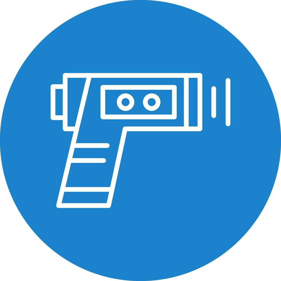 Thermometer gun Vector Icon Design