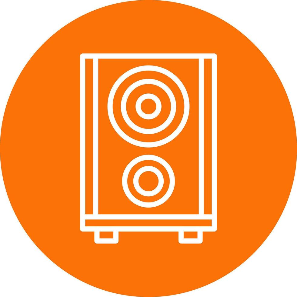 Sound box Vector Icon Design