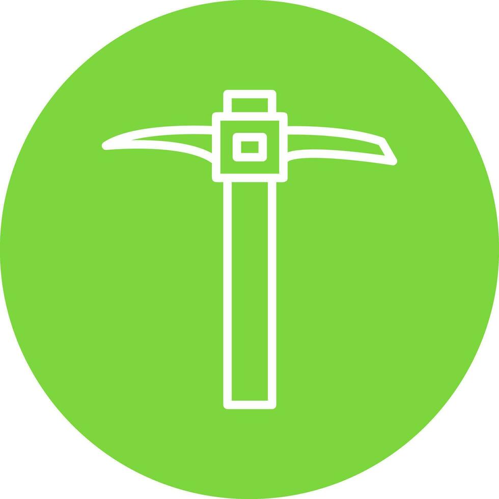 Pickaxe Vector Icon Design