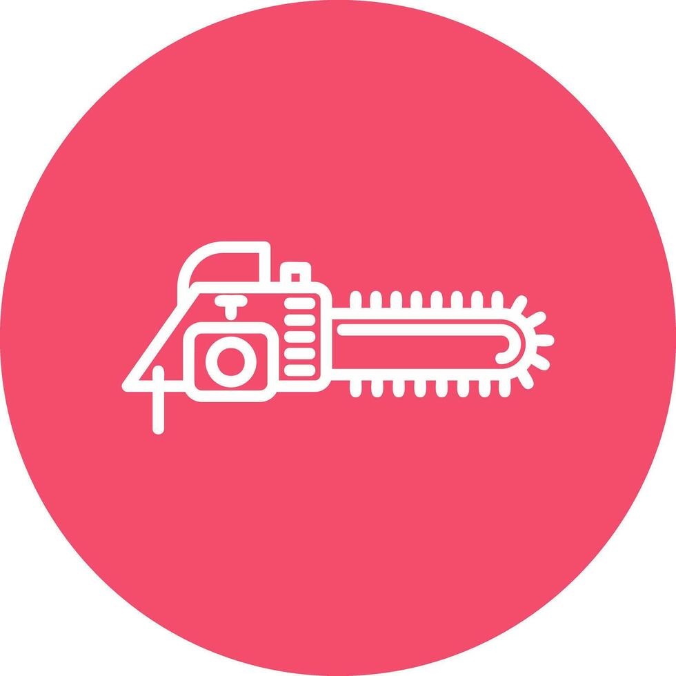 Chain saw Vector Icon Design