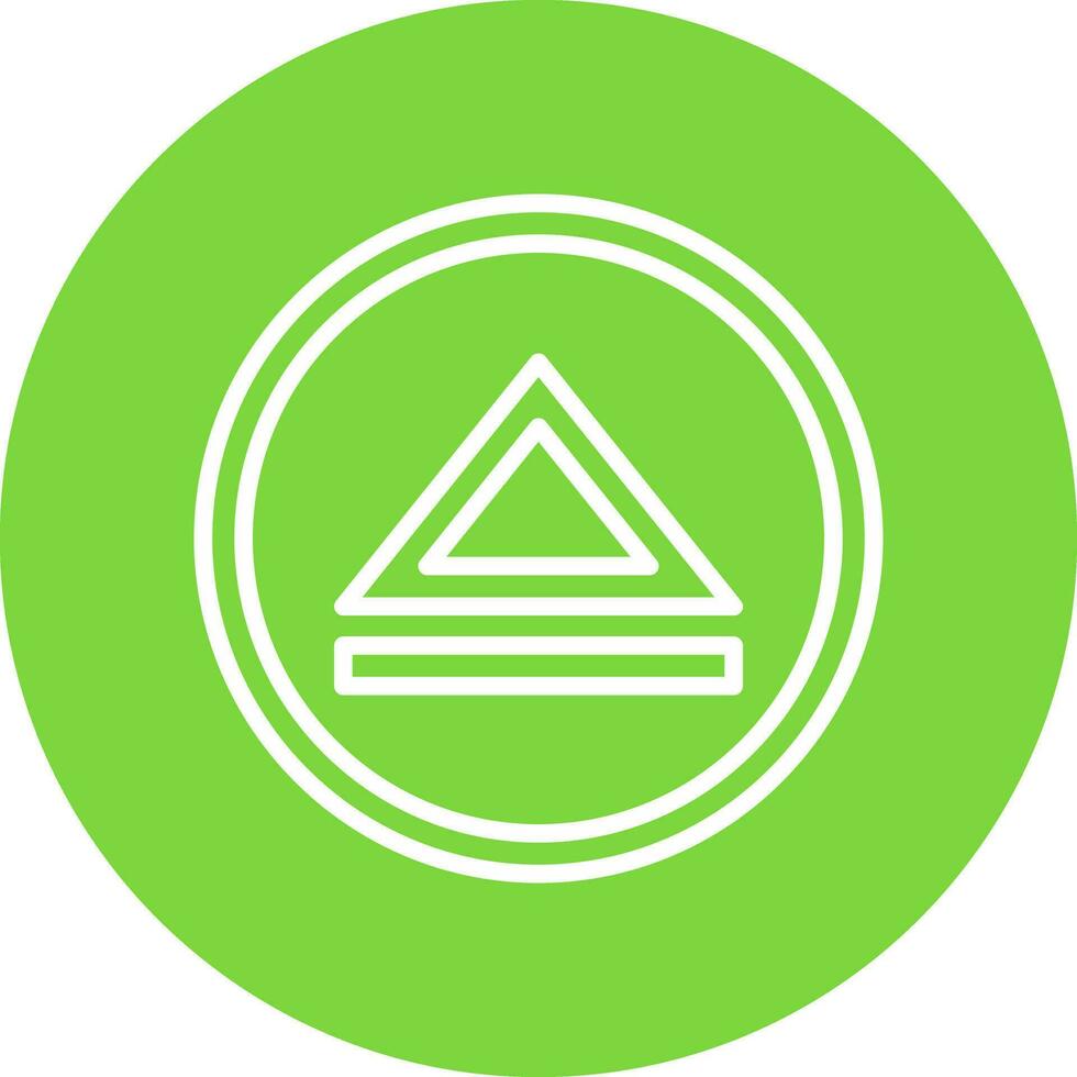 Eject Vector Icon Design